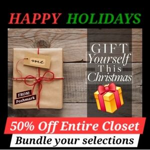ENTIRE CLOSET 50% OFF